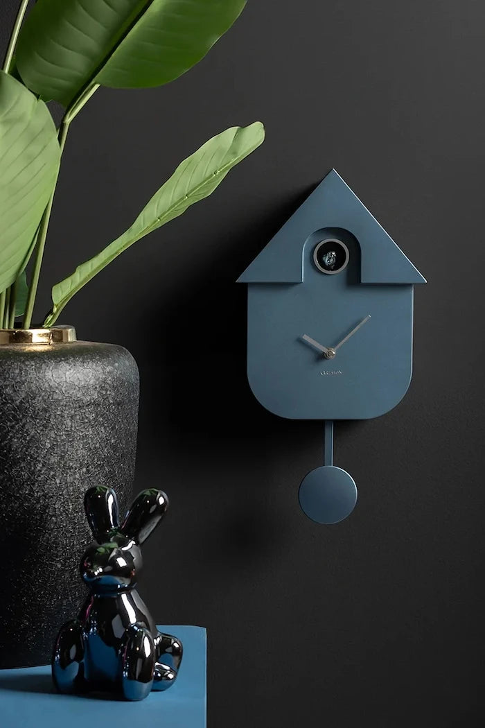 Часовник с кукувичка Karlsson Modern Cuckoo Metallic