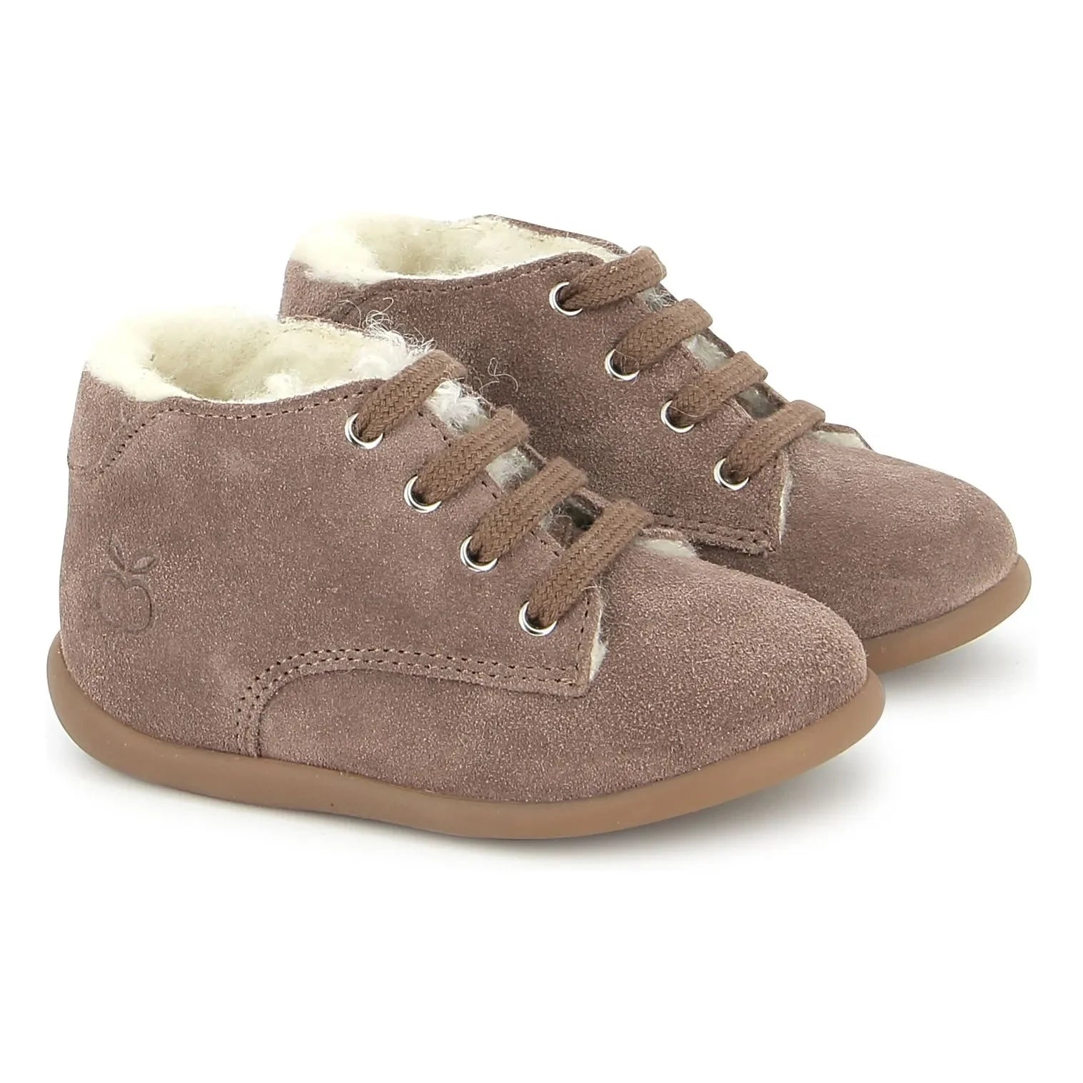 Pom d'Api - Botillons Stand Up Derby Fur | Dusty Pink