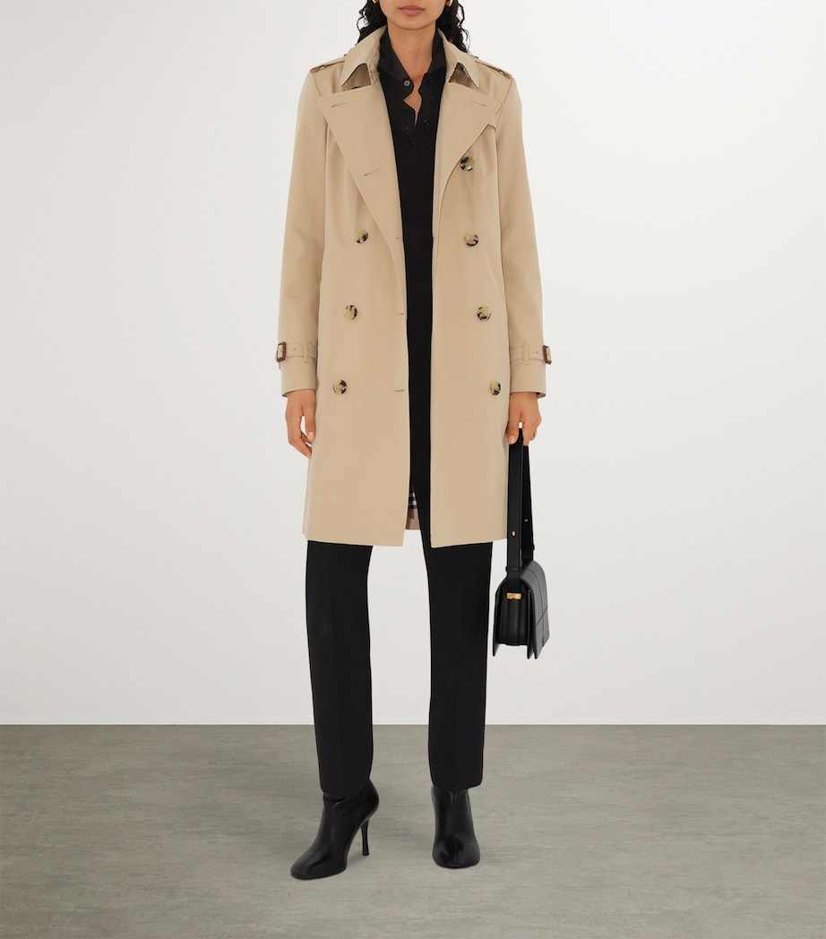 Yellow Mid-Length Chelsea Trench Coat