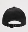 Cotton Gabardine Cursive Logo Cap
