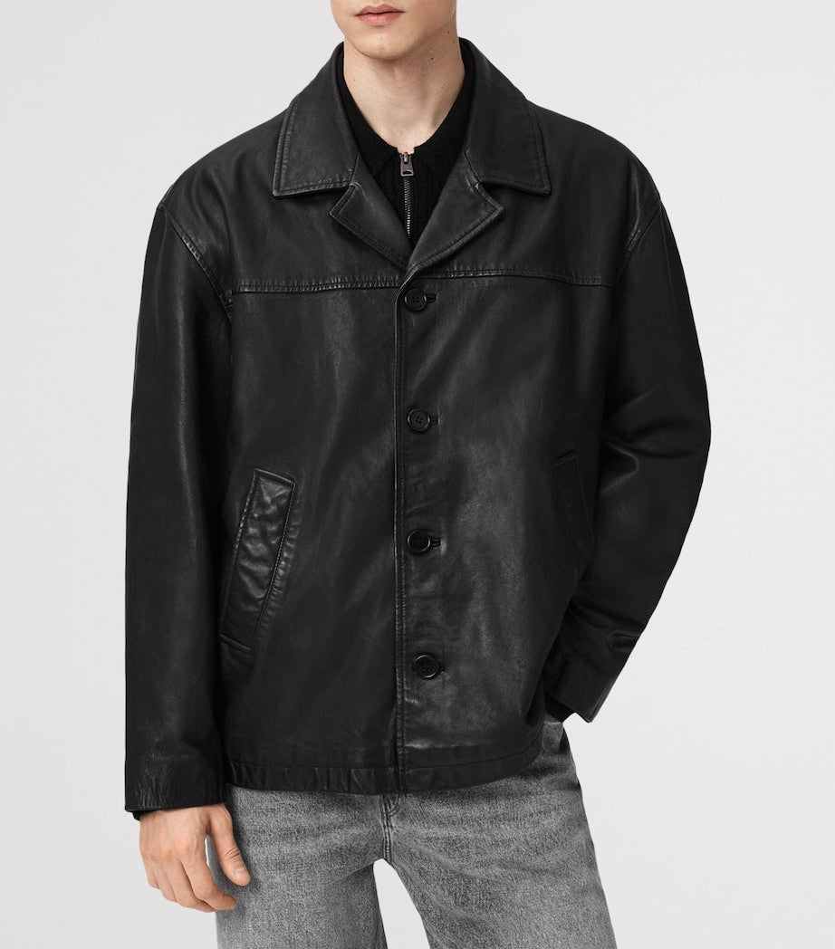 Black Bradwell Leather Jacket