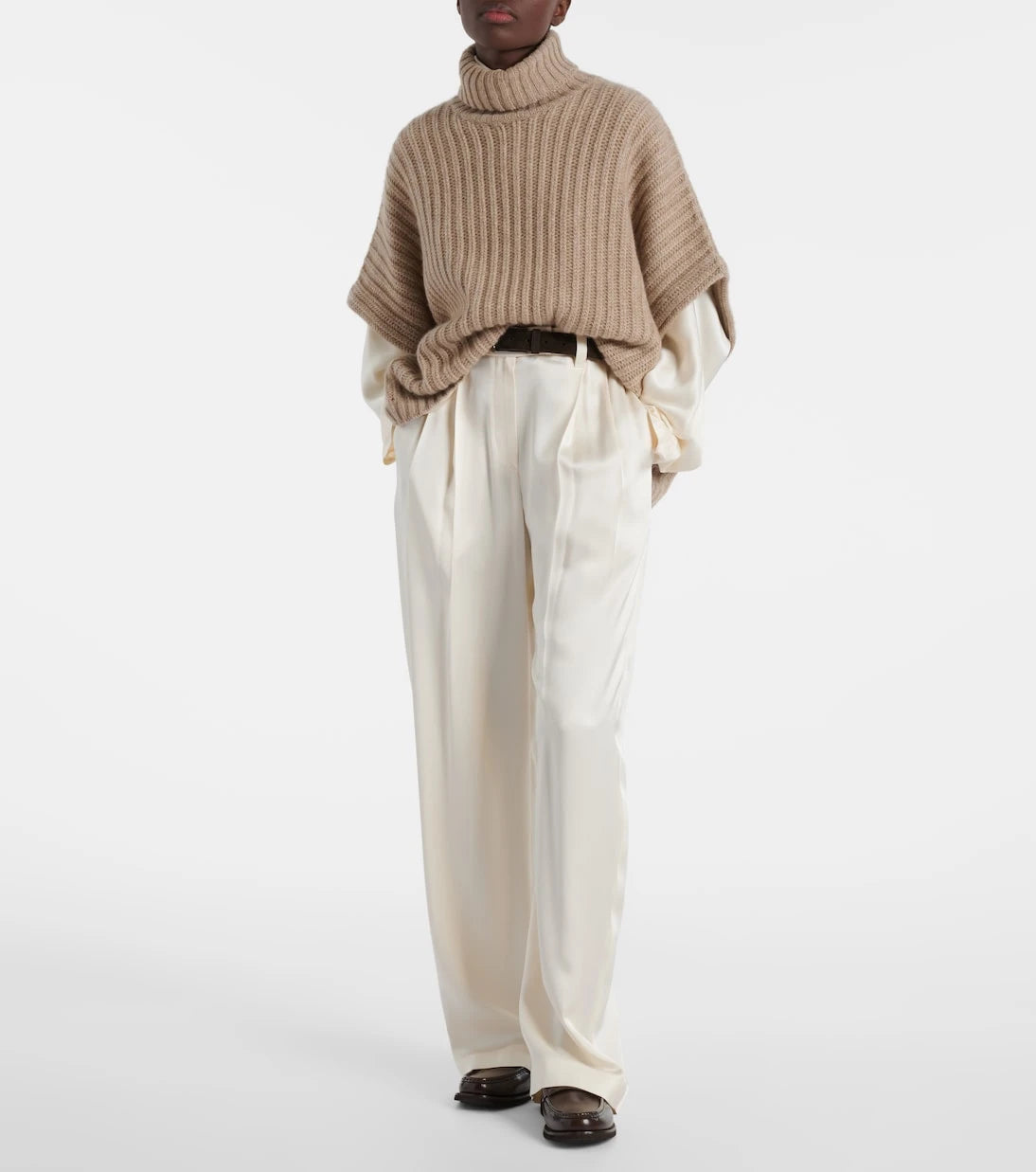Brunello Cucinelli - Ribbed-knit cashmere turtleneck sweater