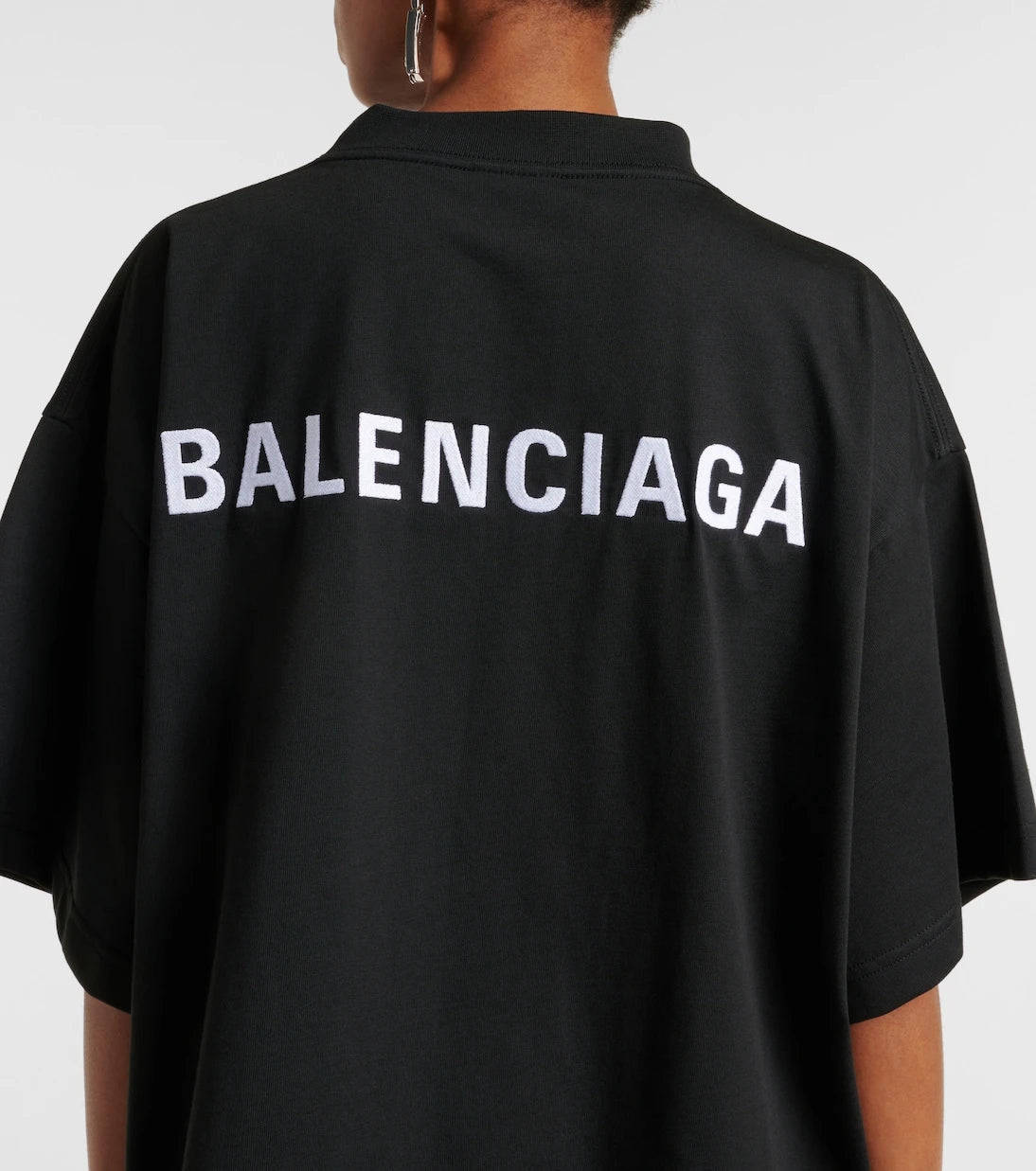 Balenciaga - Printed cotton jersey T-shirt