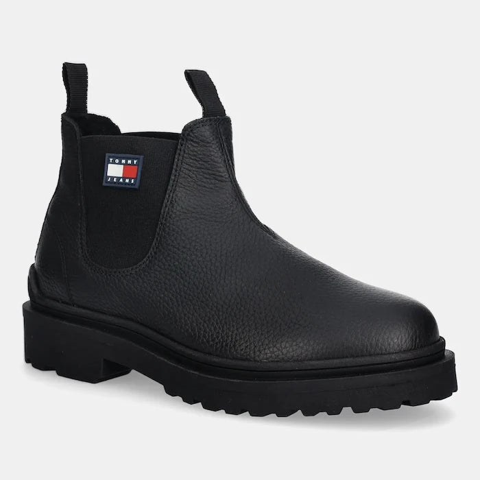 Tommy Jeans TJM CHELSEA LEATHER WL Deri Chelsea Bot
