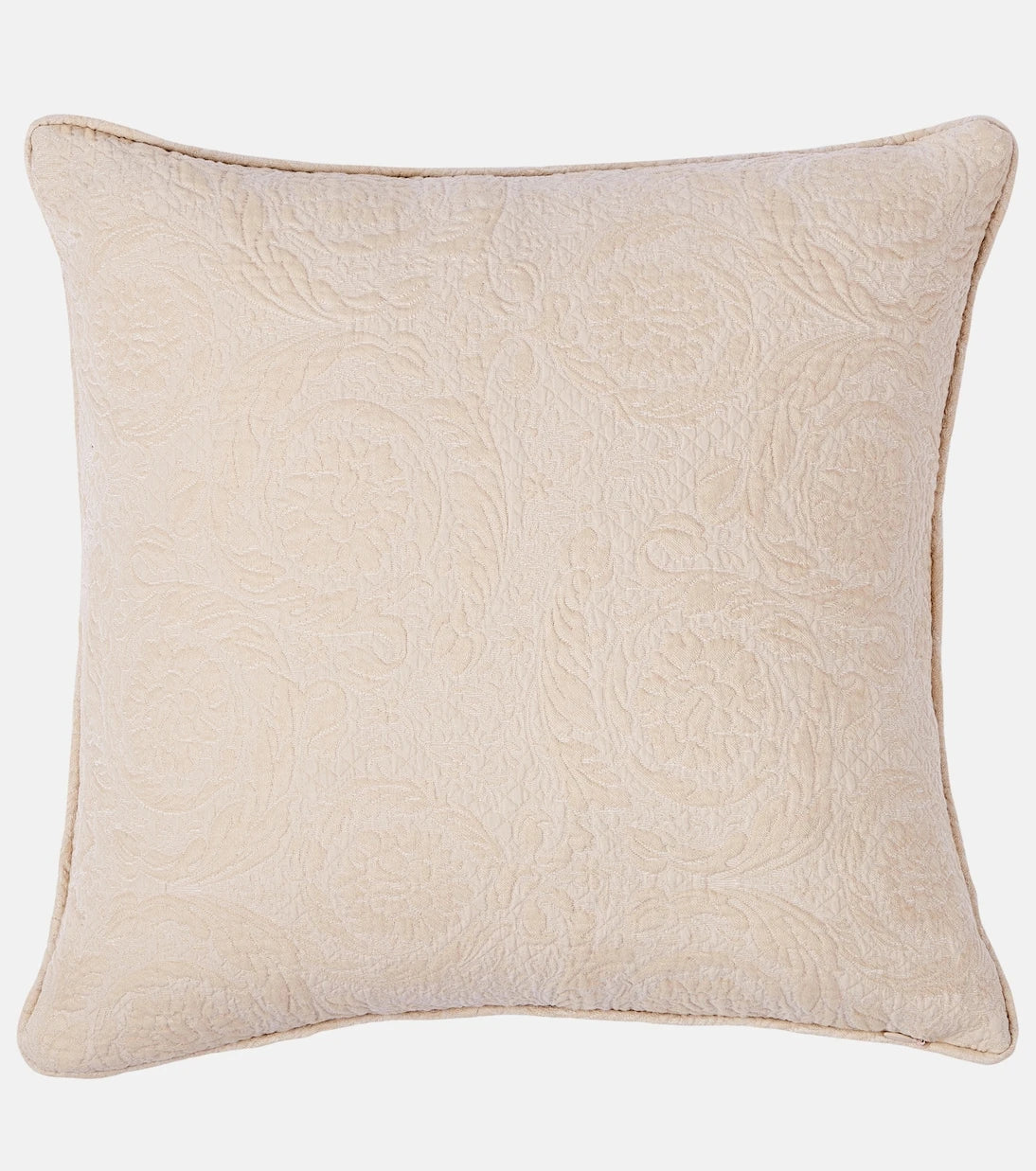 Versace Home - Barocco embroidered cotton-blend cushion