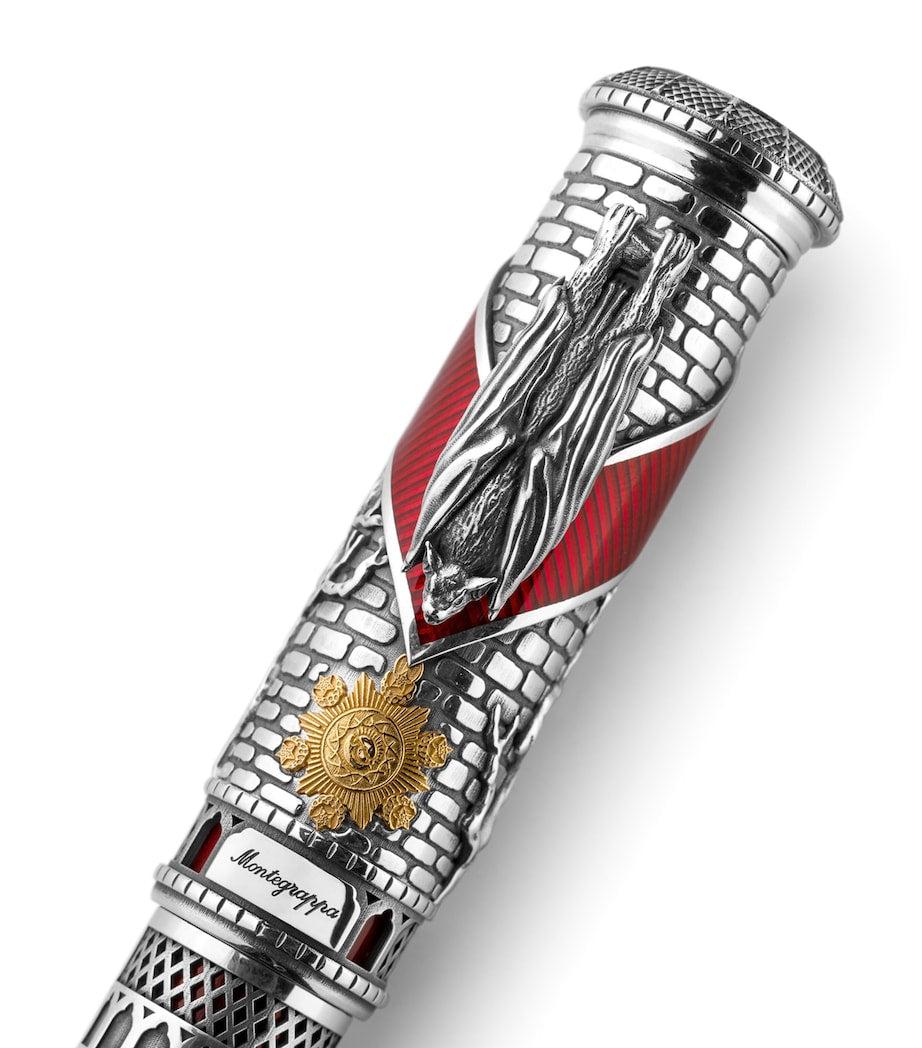 Montegrappa Sterling Silver Dracula Fountain Pen