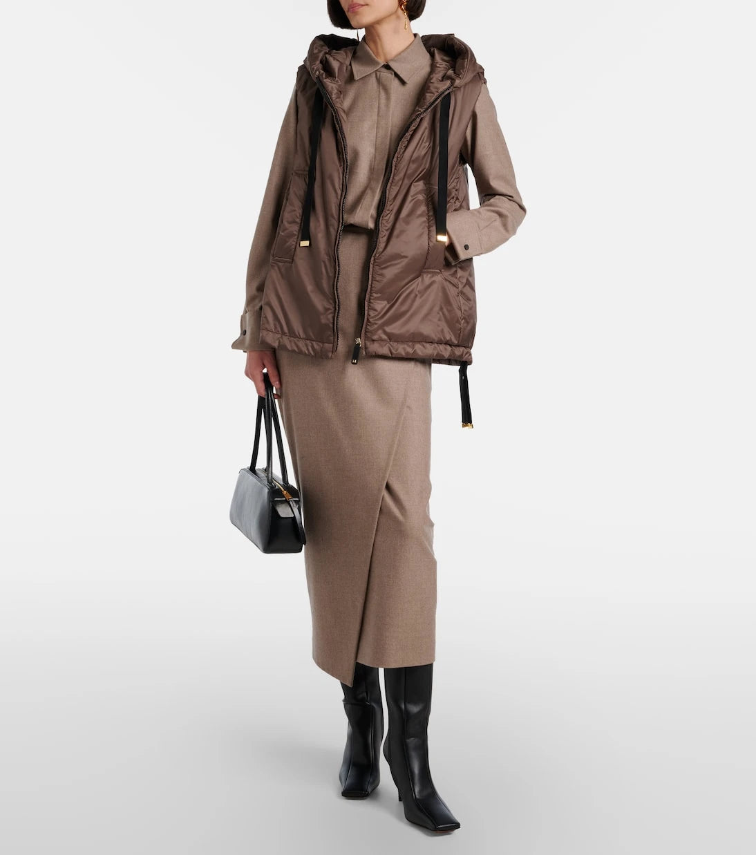 Max Mara - سترة The Cube Greengo مبطنة