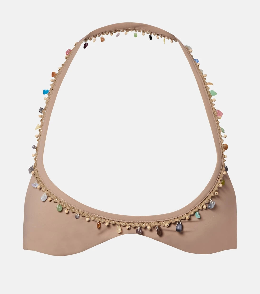 Christopher Esber - Beach Quartz Minuscule embellished bikini top
