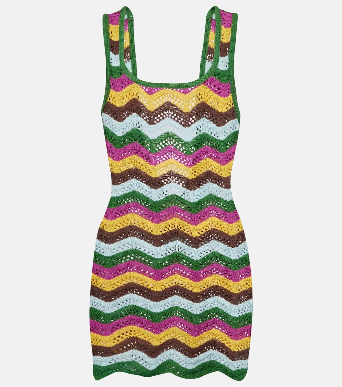 Bananhot - Lindsay striped crochet minidress