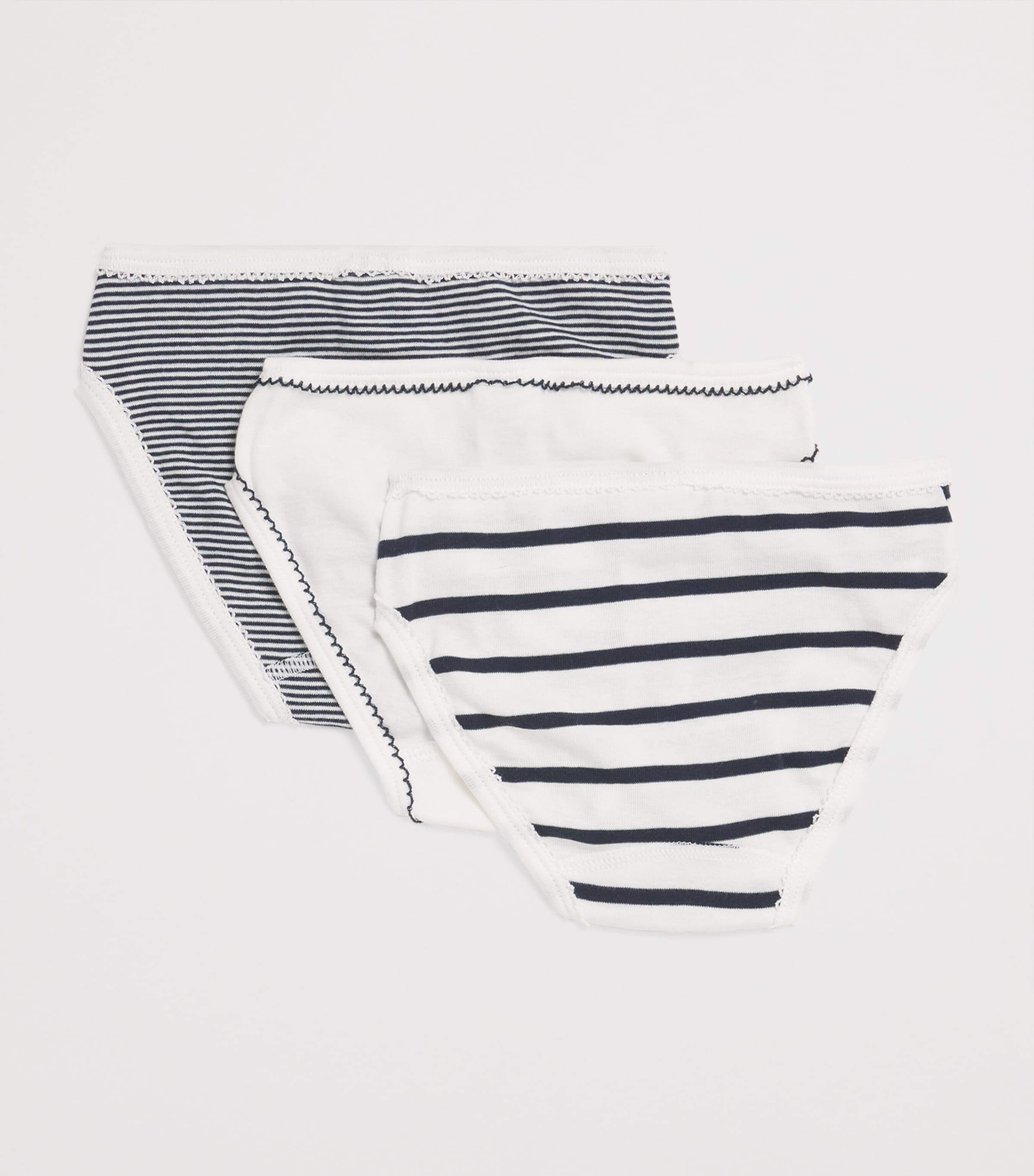 Petit Bateau Set of 3 Cotton Knickers (4-12 Years)