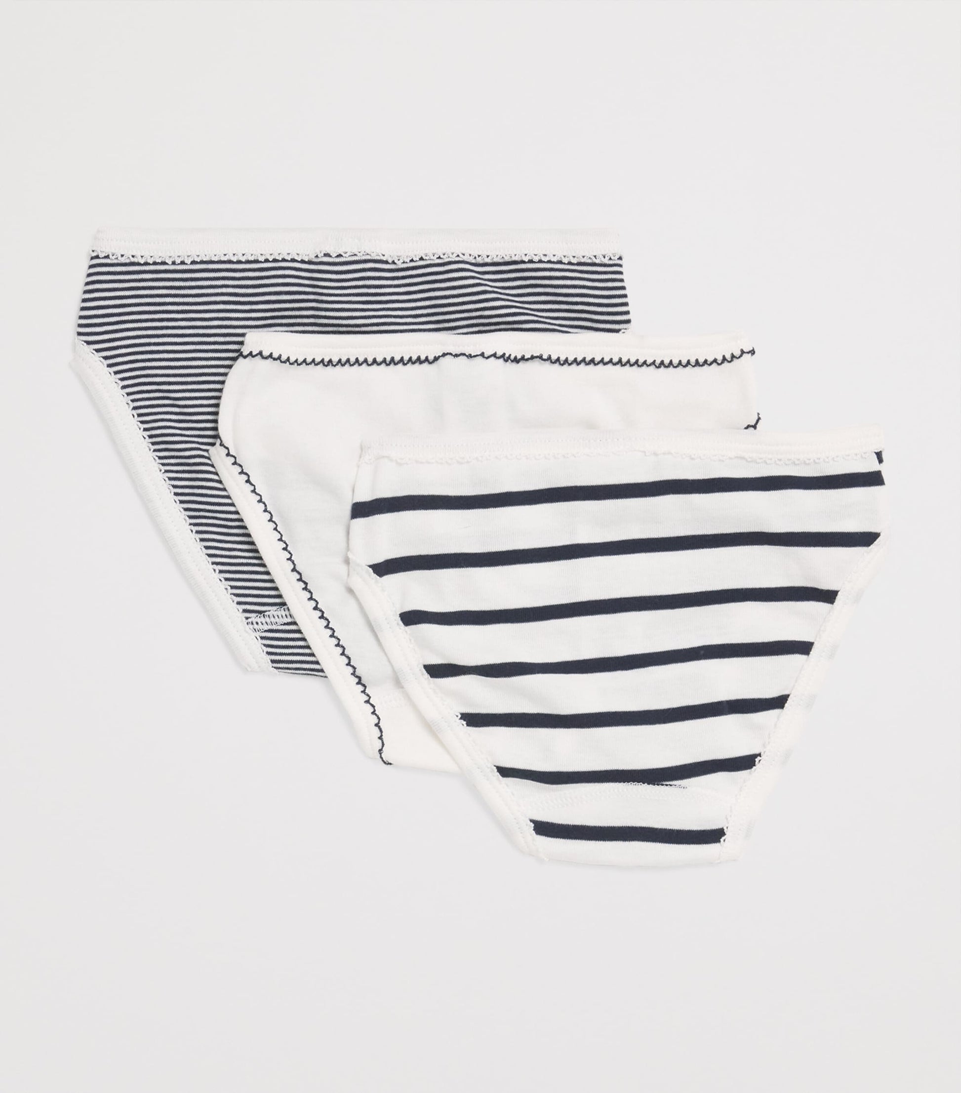 Petit Bateau Set of 3 Cotton Knickers (4-12 Years)