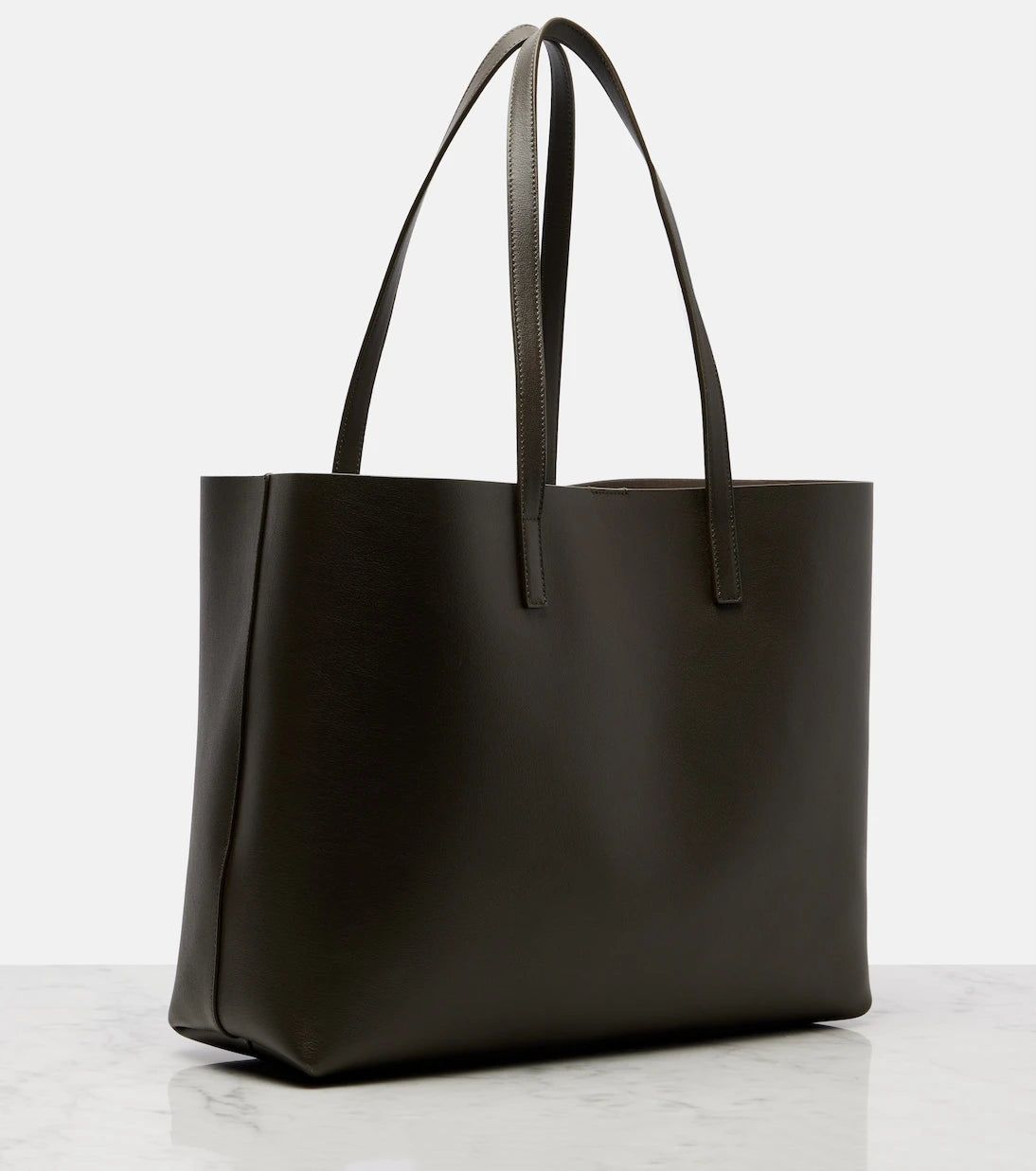 Saint Laurent - Shopping Large leather tote bag