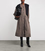 Wool-Blend Emma Midi Dress MUSHROOM