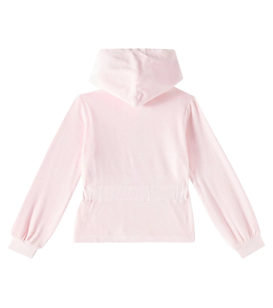 Molo - Madge gathered zip-up velour hoodie