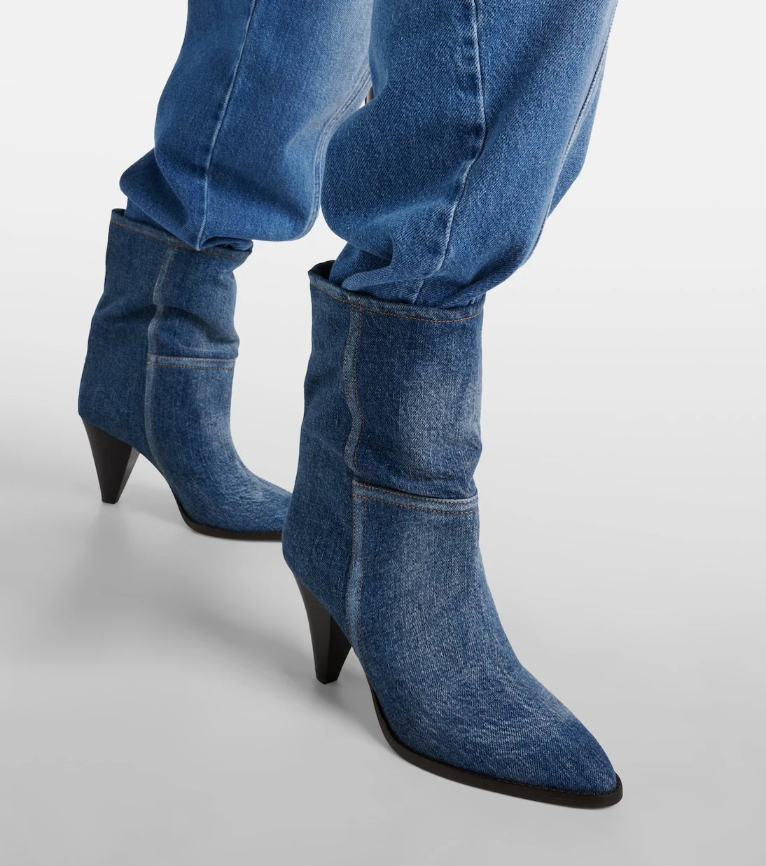 Isabel Marant - Rouxa denim ankle boots