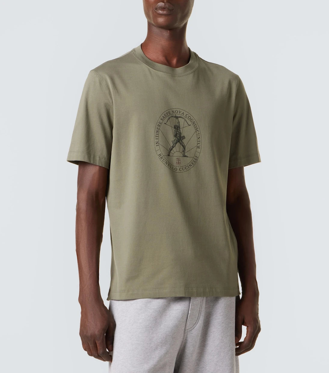 Brunello Cucinelli - Printed cotton jersey T-shirt