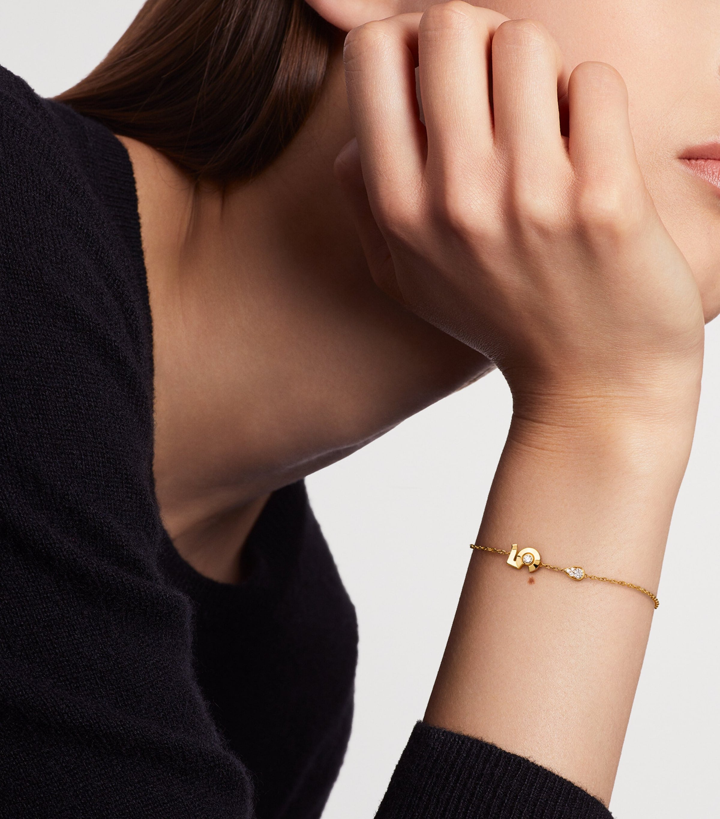 Yellow Gold and Diamond Extrait de N°5 Bracelet