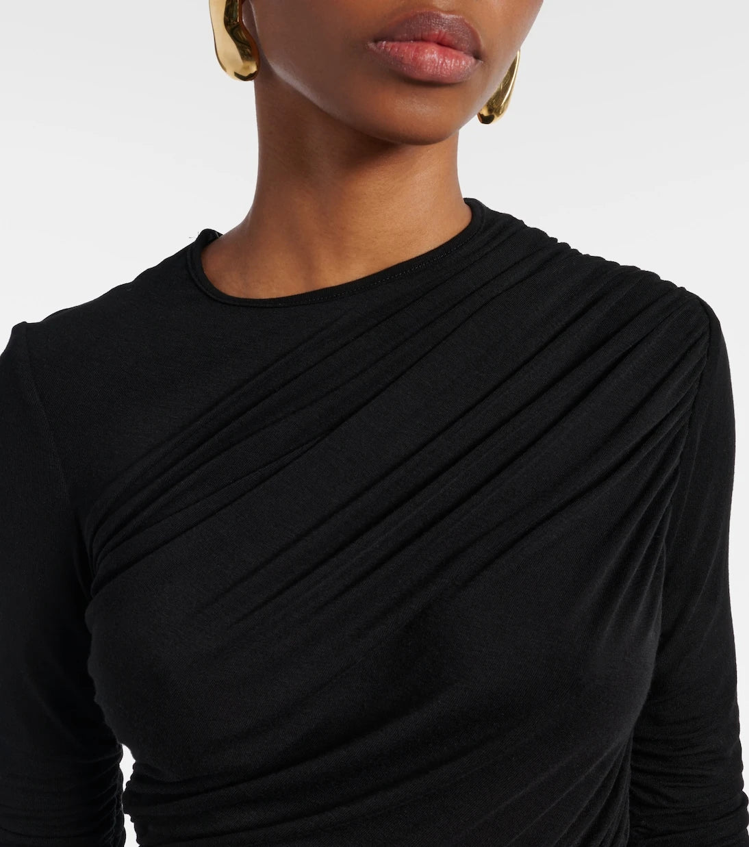 Agolde - Tania ruched jersey top