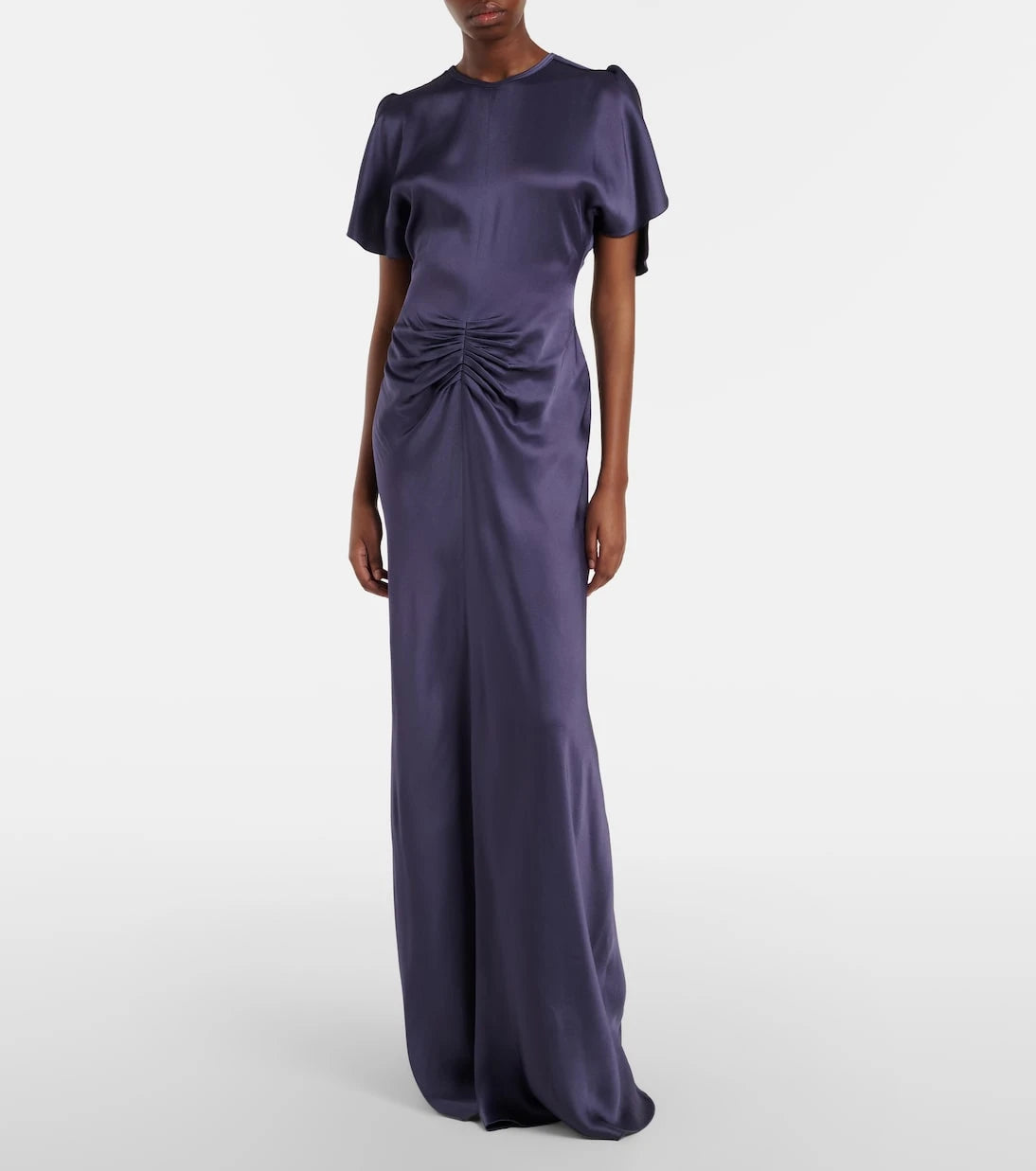 Victoria Beckham - Isabella gathered satin gown