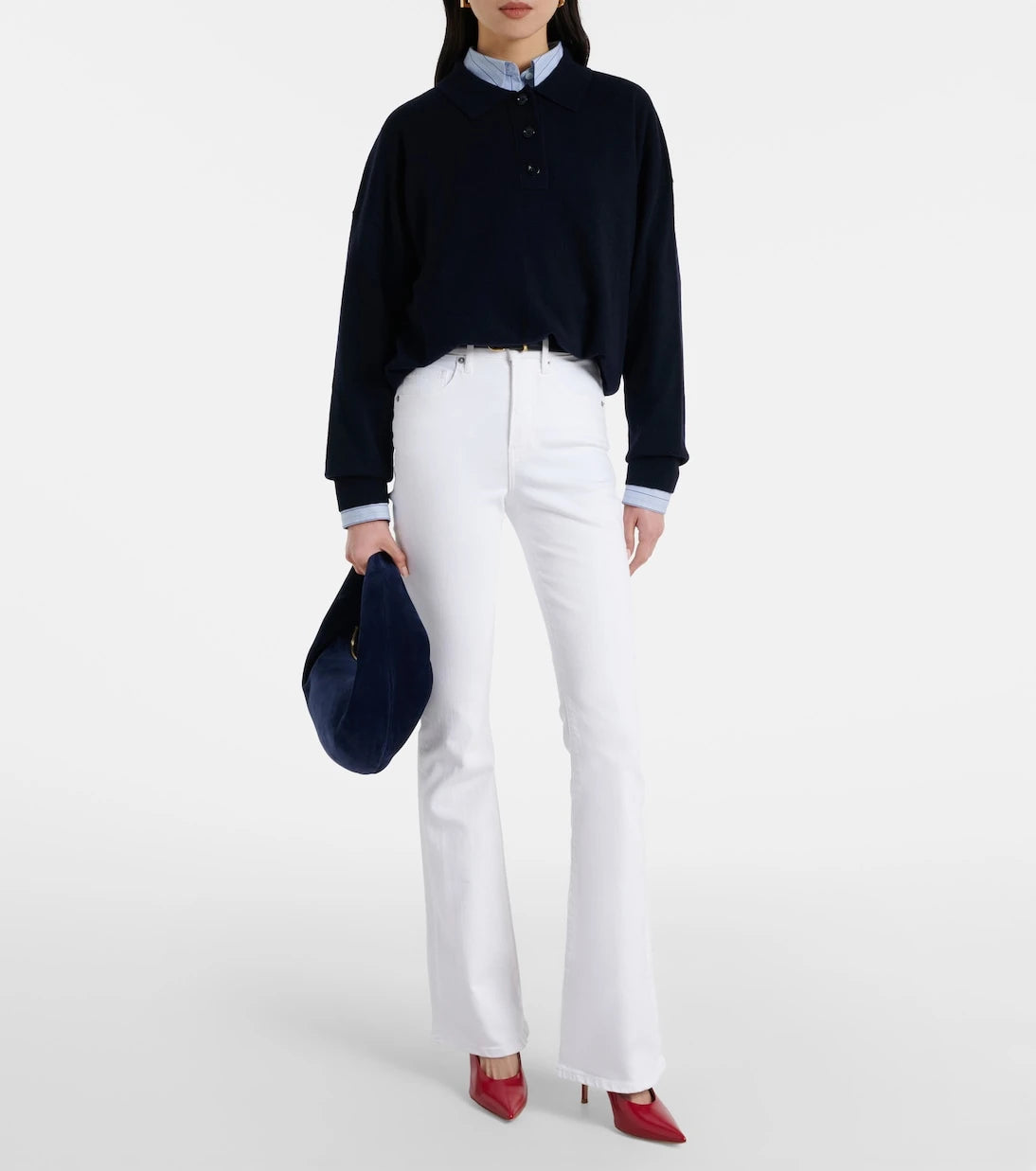 Veronica Beard - Beverly high-rise flared jeans