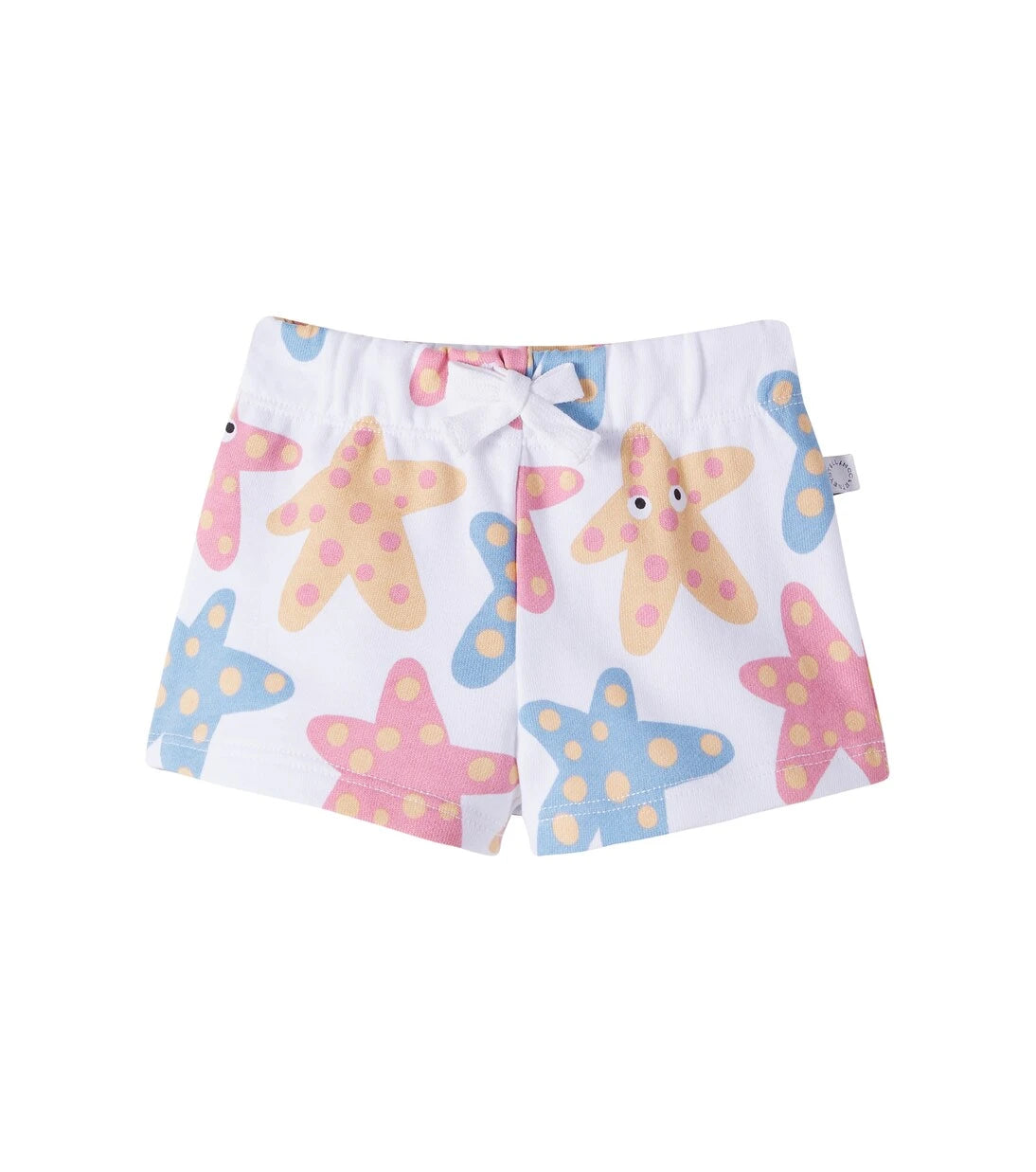 Stella McCartney Kids - Bebek baskılı pamuklu jarse şort