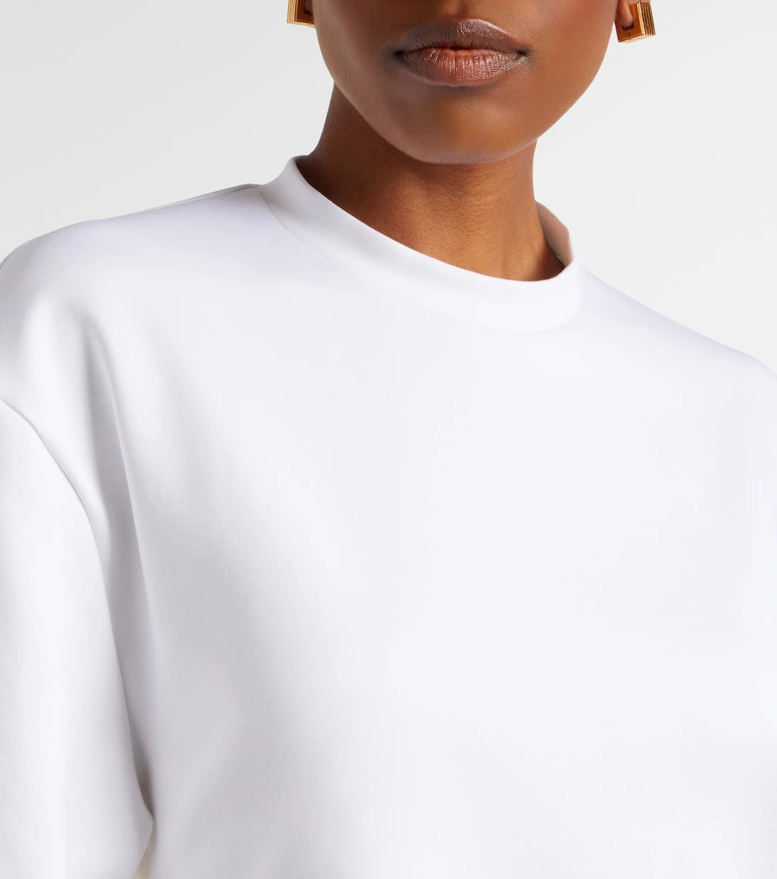Wardrobe.NYC - Open-back cotton-blend jersey minidress