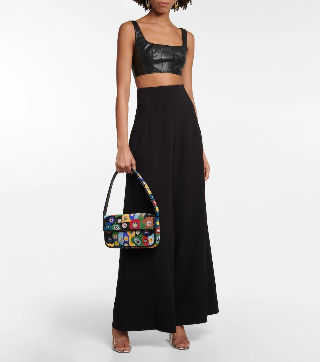 Staud - Caleb high-rise wide-leg pants