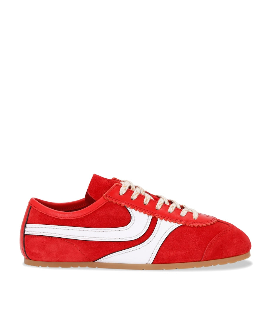 Red Suede Dustin Sneakers