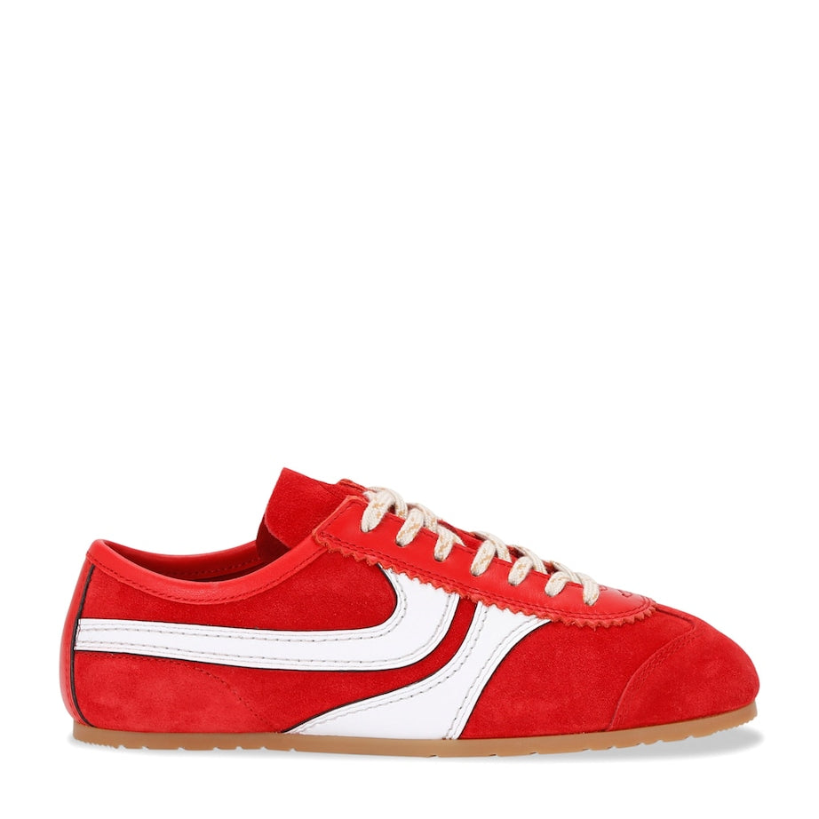 Red Suede Dustin Sneakers