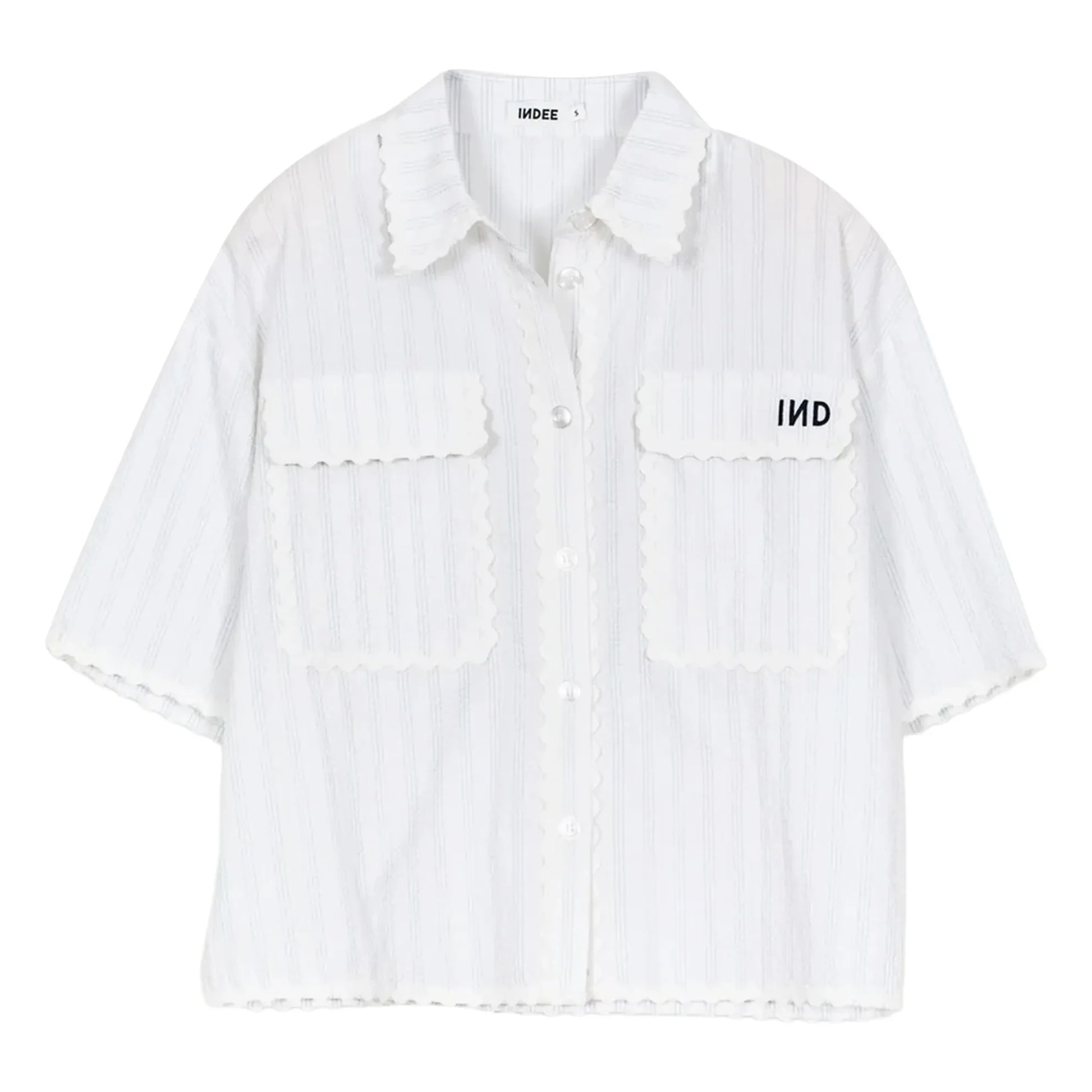 Indee - Suraya Stripes Shirt | White