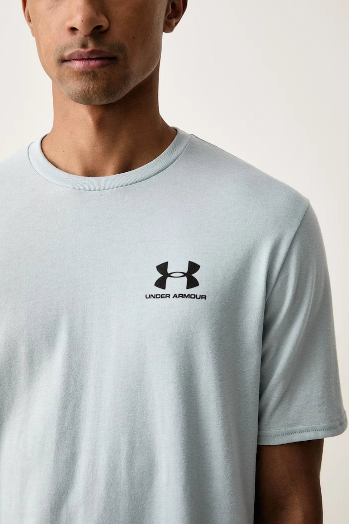 Pamuklu Erkek Antrenman Tişörtü SPORTSTYLE LEFT CHEST