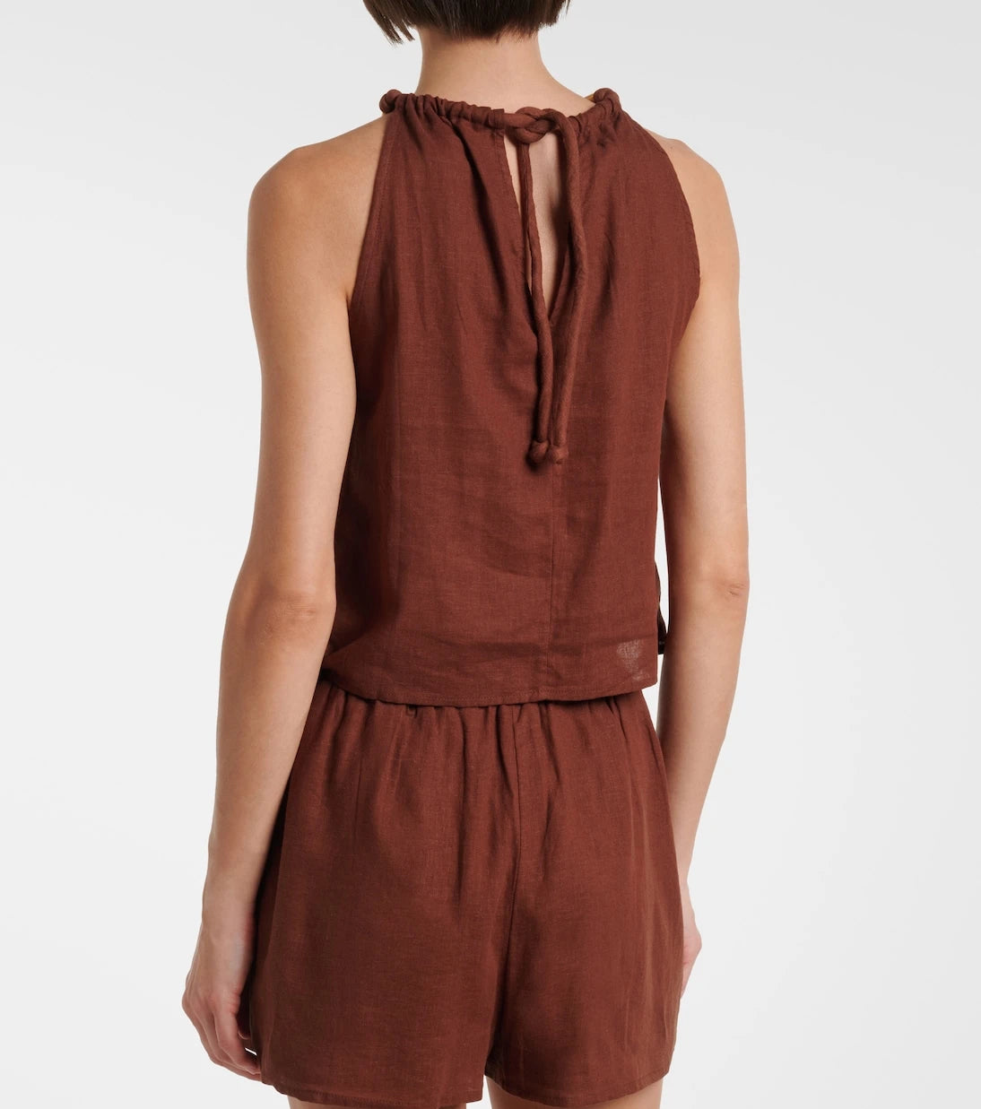 ViX Paula Hermanny - Janet linen-blend top