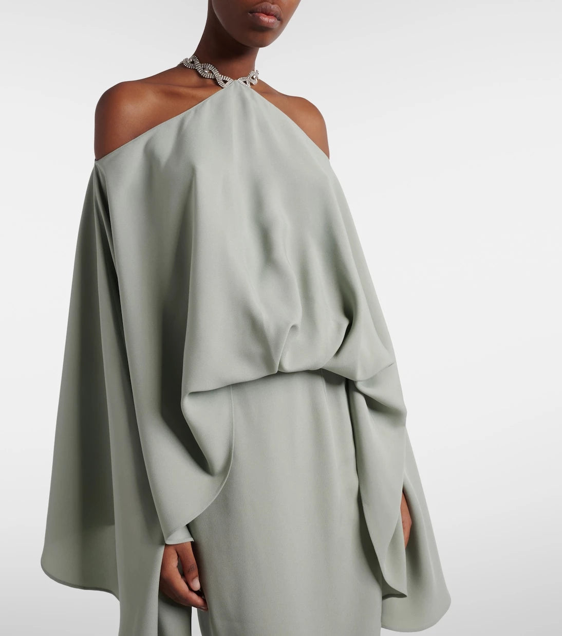 Taller Marmo - Cyclades embellished crêpe cady gown
