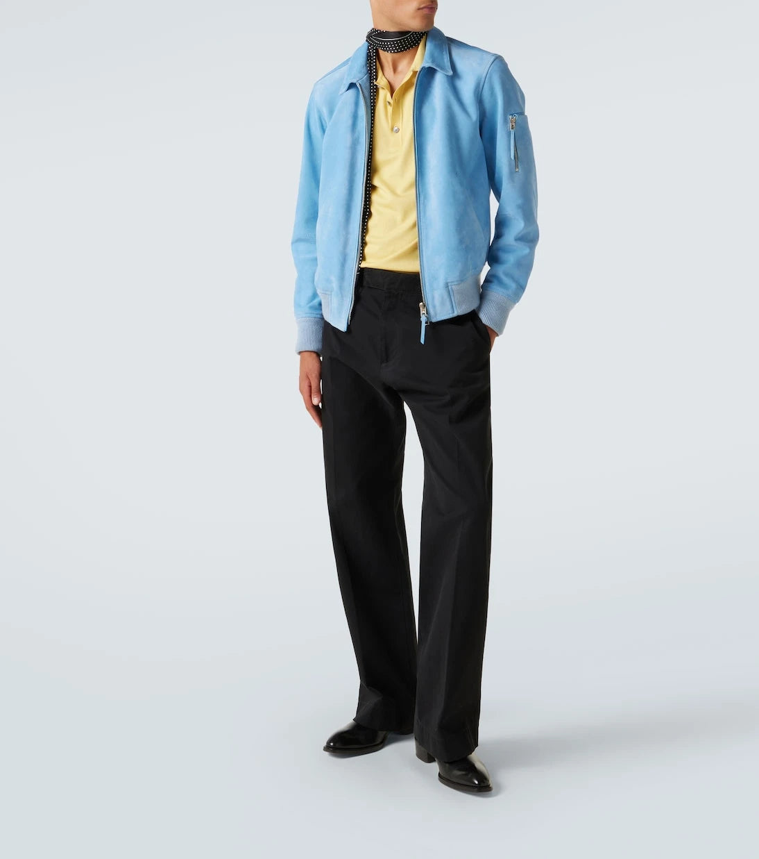 Tom Ford - Cotton and silk polo shirt
