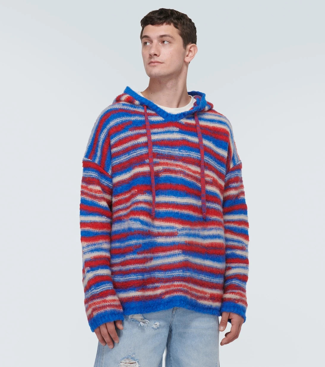 ERL - Gradient knitted oversized hoodie
