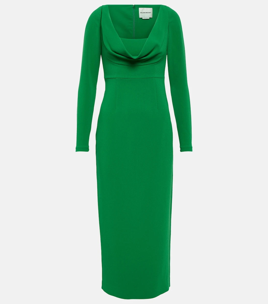 Roland Mouret - Cowl neck cady midi dress