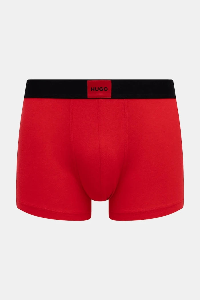 HUGO Erkek Pamuk Elastan Boxer TRUNK TRIPLET GALAXY 3'lü