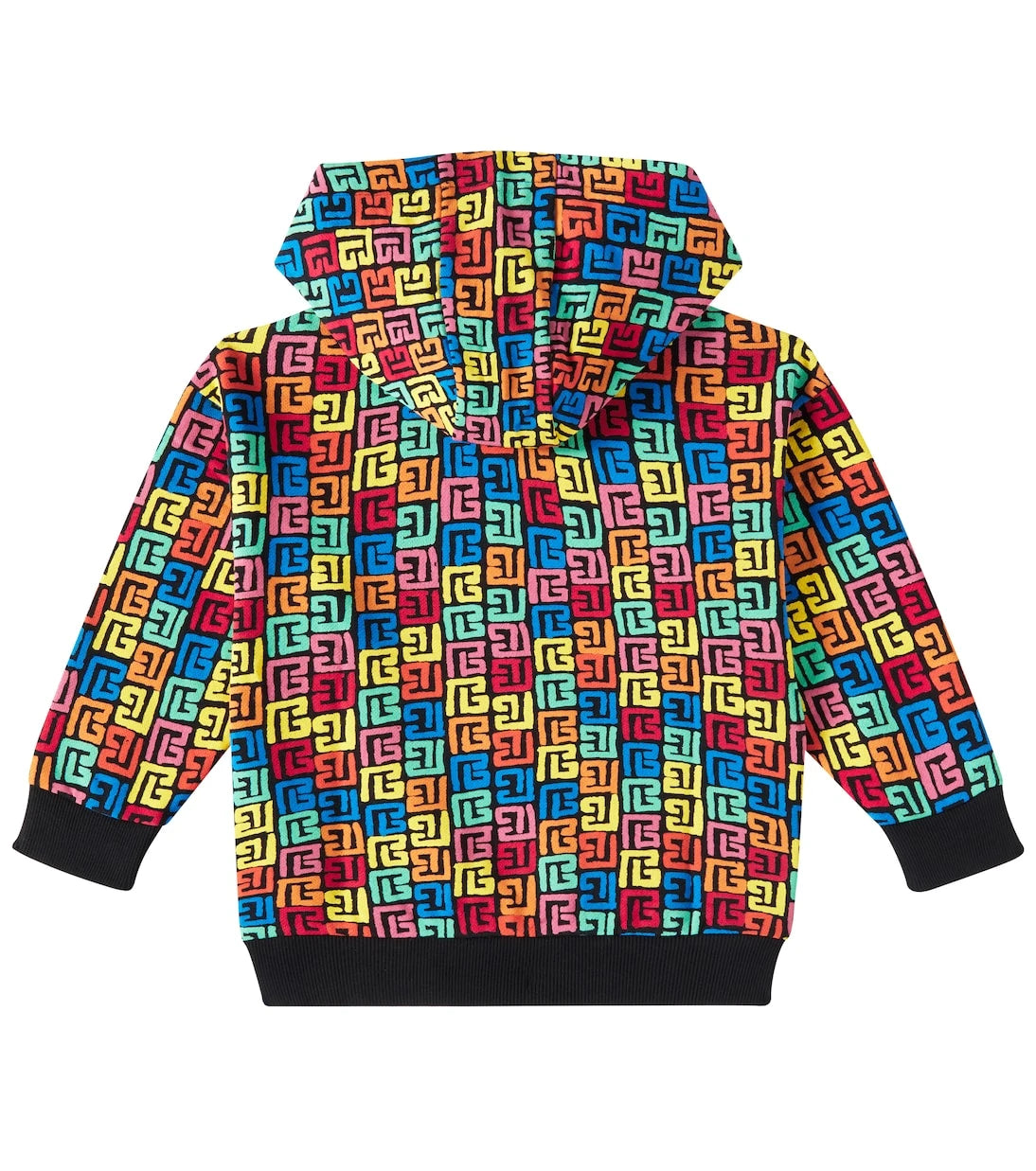 Balmain Kids - Monogram cotton jersey hoodie