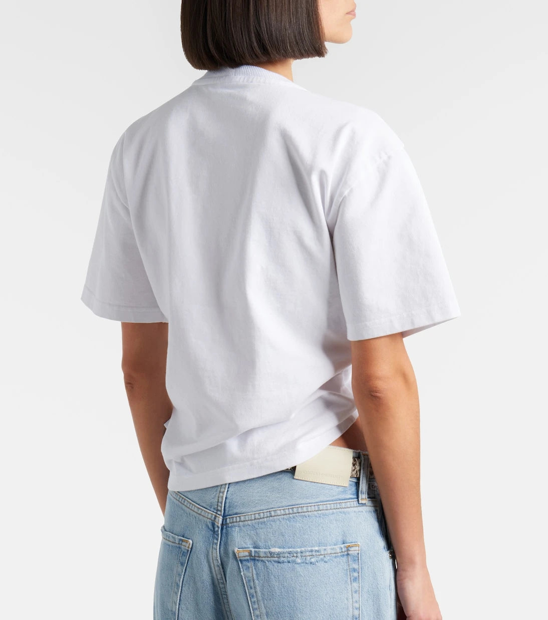 Area - Embellished cotton jersey T-shirt