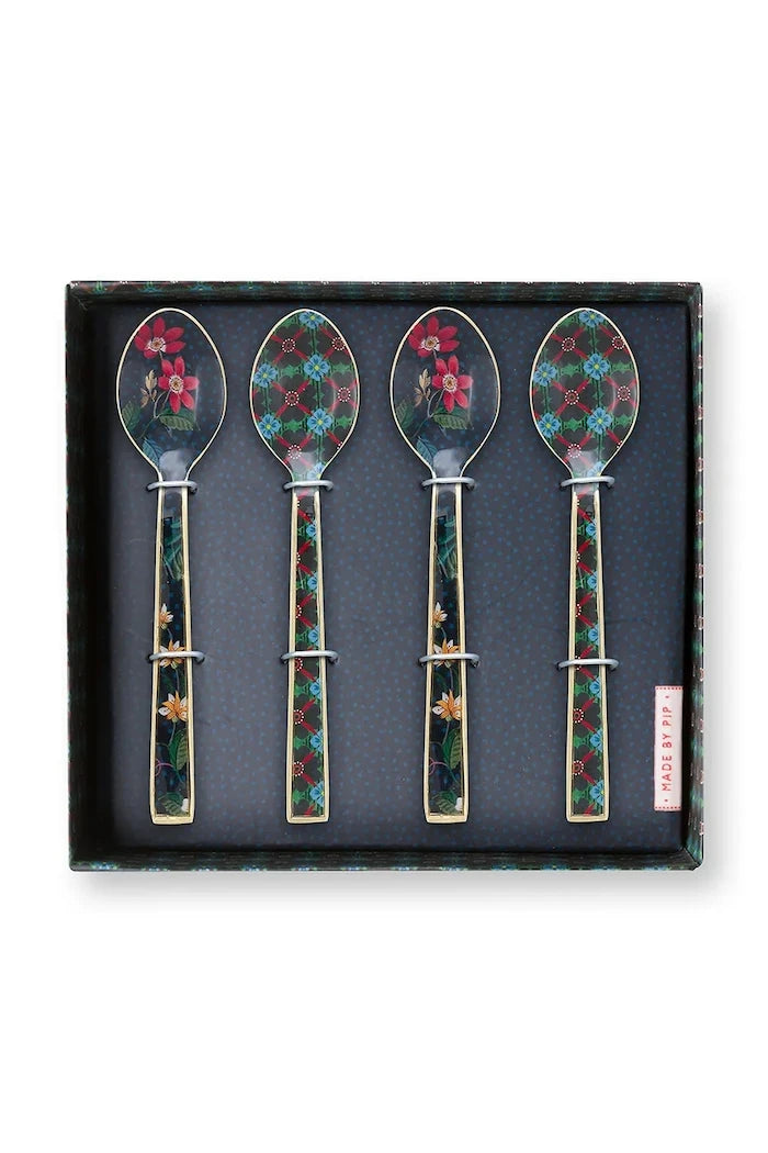 Pip Studio Enamelled Berry Blues Kaşık Seti (4 Parça)