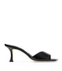 Jimmy Choo Black Skye 70 Leather Mules