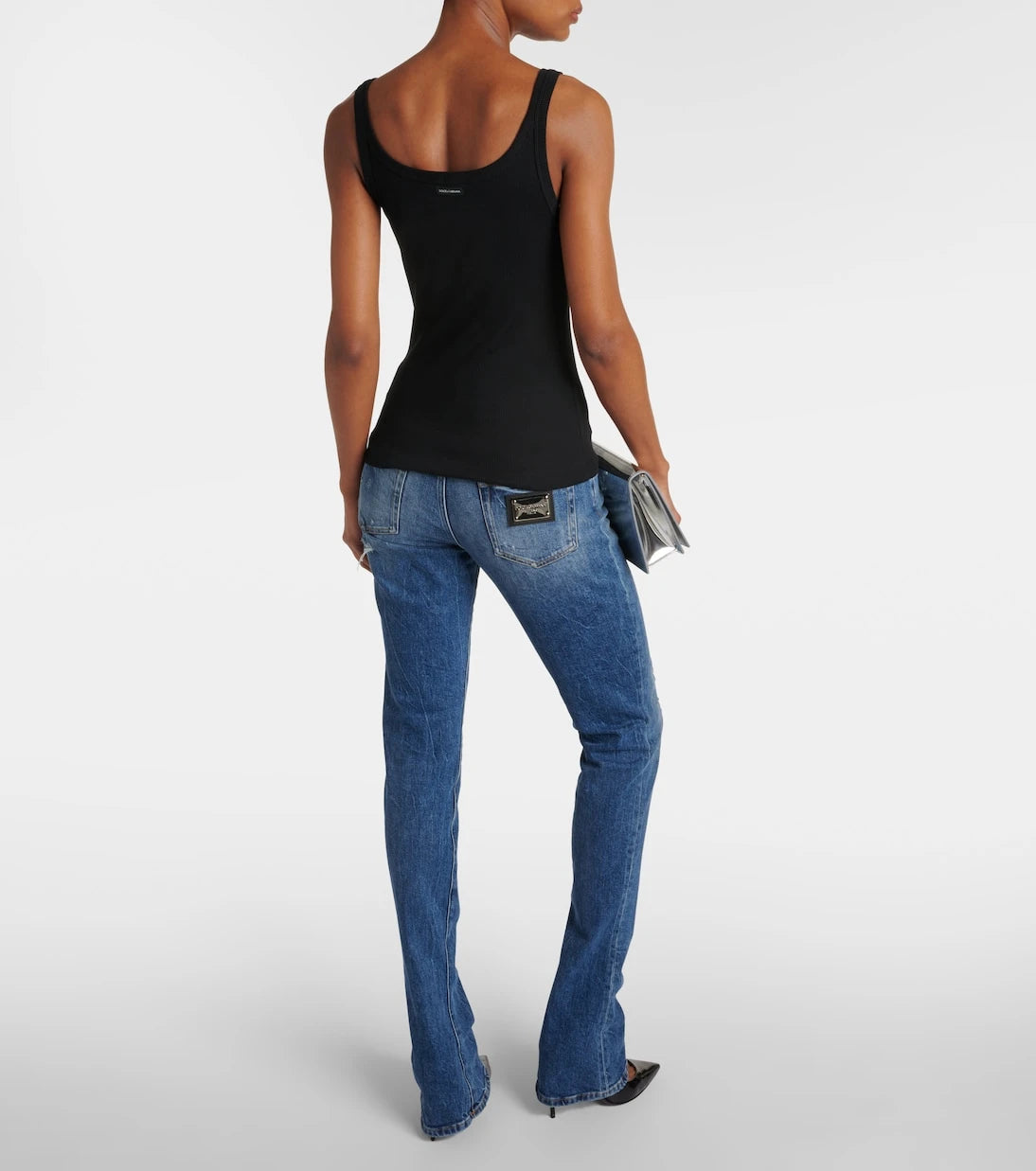 Dolce&Gabbana - Ribbed-knit cotton tank top