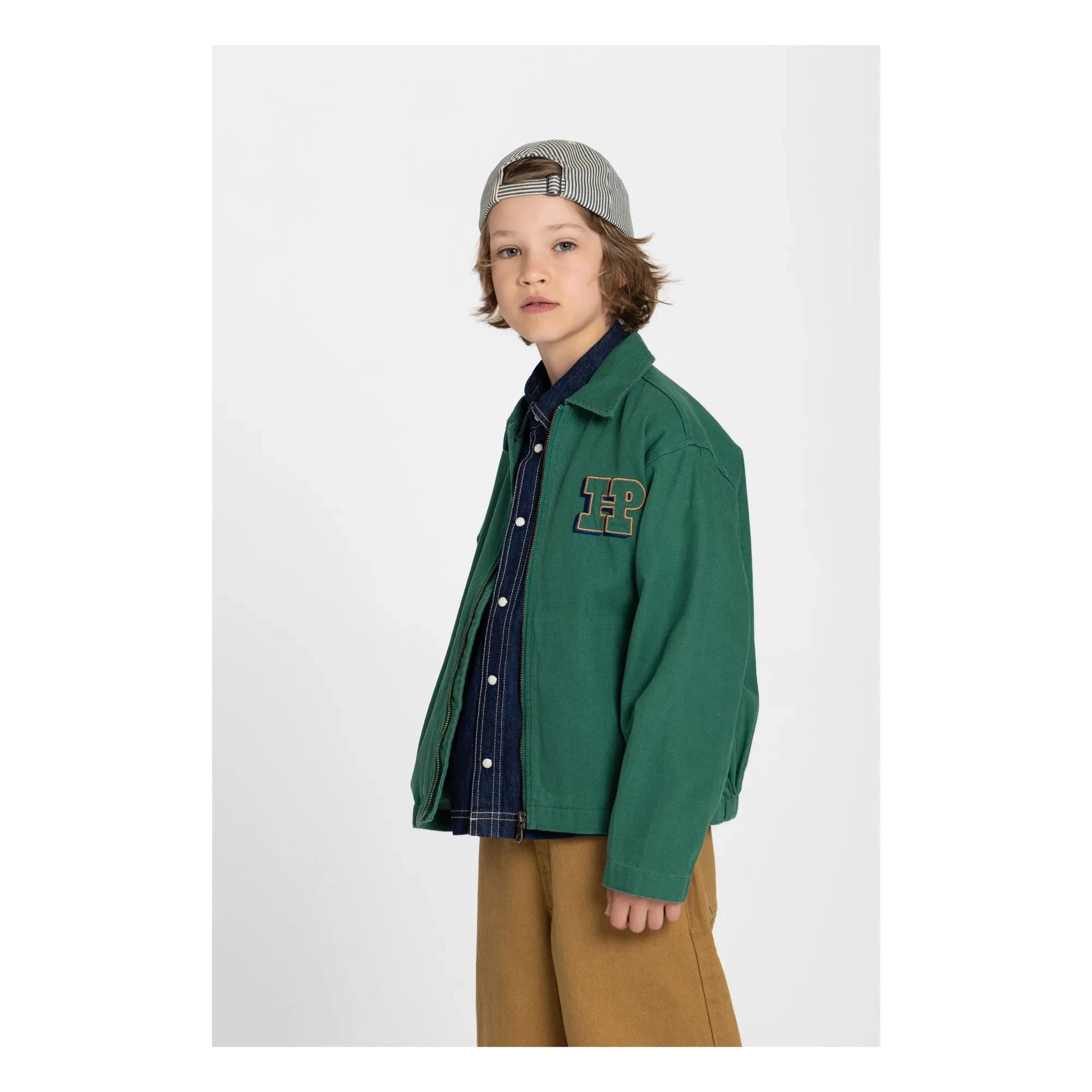 Hundred Pieces - Clock jacket | Emerald green