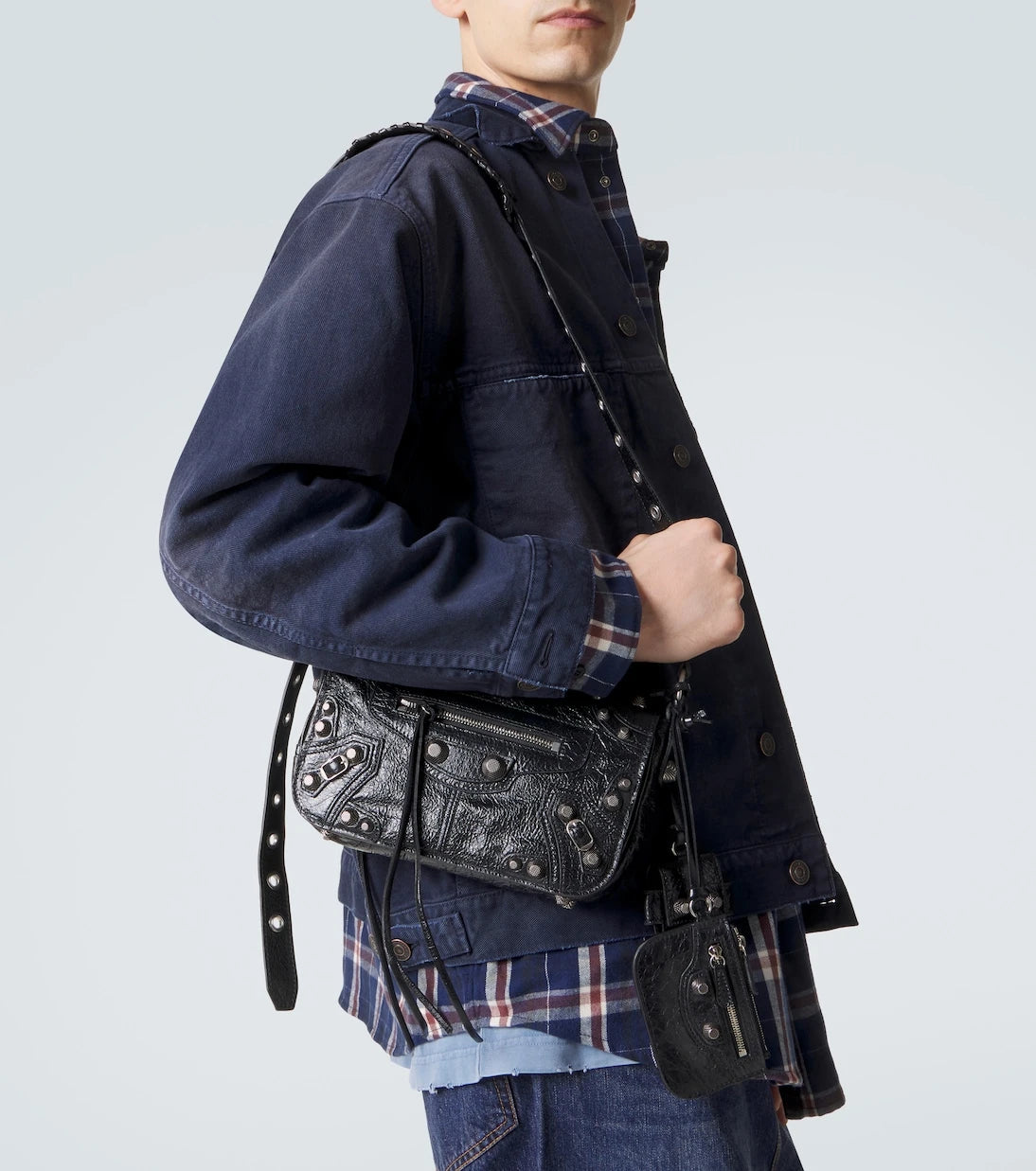 Balenciaga - Le Cagole XS leather crossbody bag