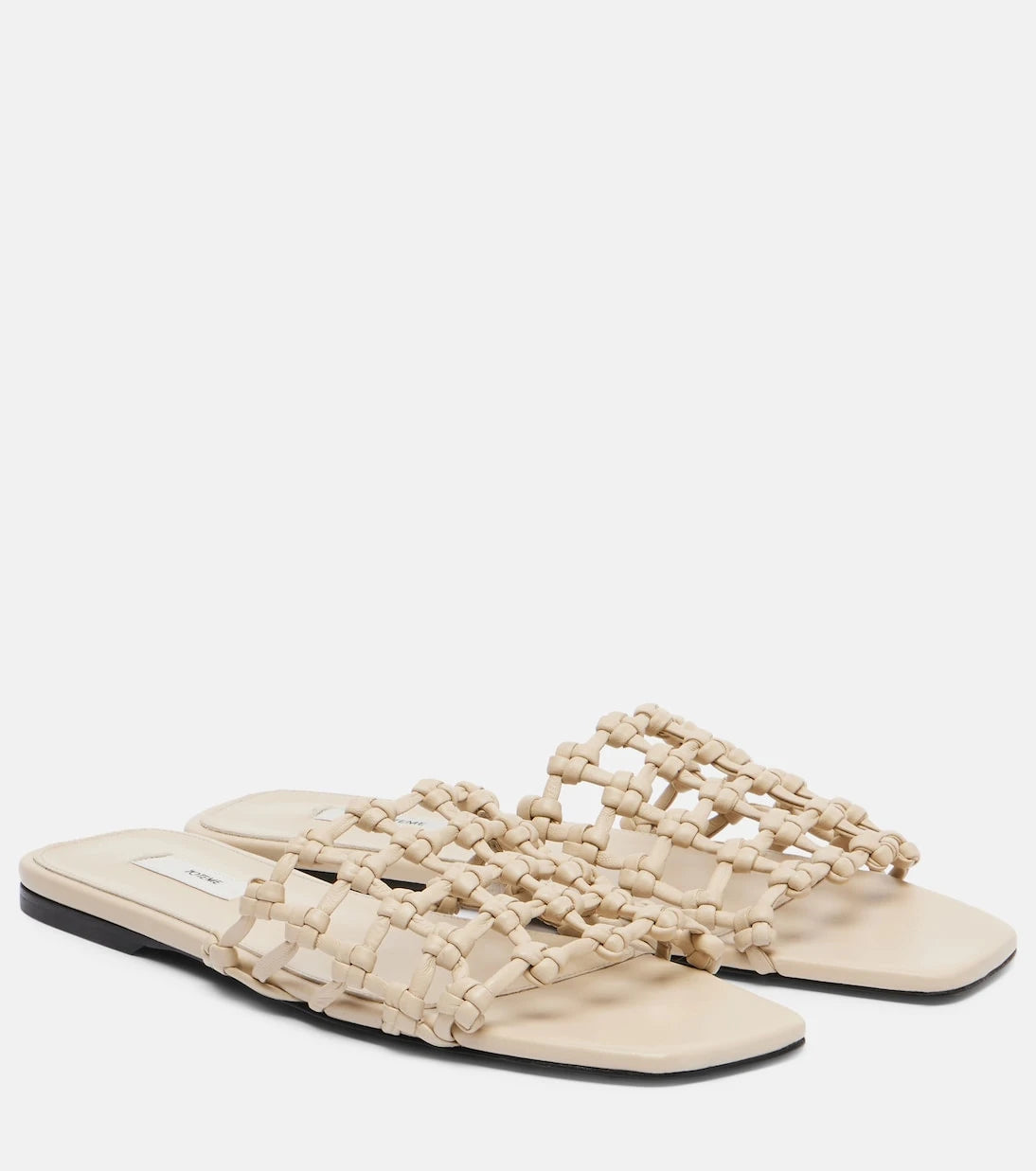 Toteme - Woven leather slides