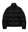 Prada Black Re-Nylon Logo Puffer Jacket