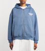 Adanola Multi Organic Cotton Bold Logo Zip-Up Hoodie