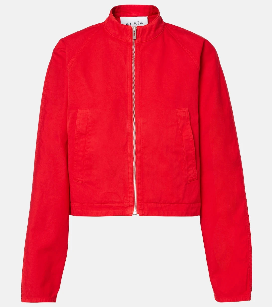 Alaïa - Round denim jacket