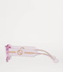 Pink Injected Oval Sunglasses