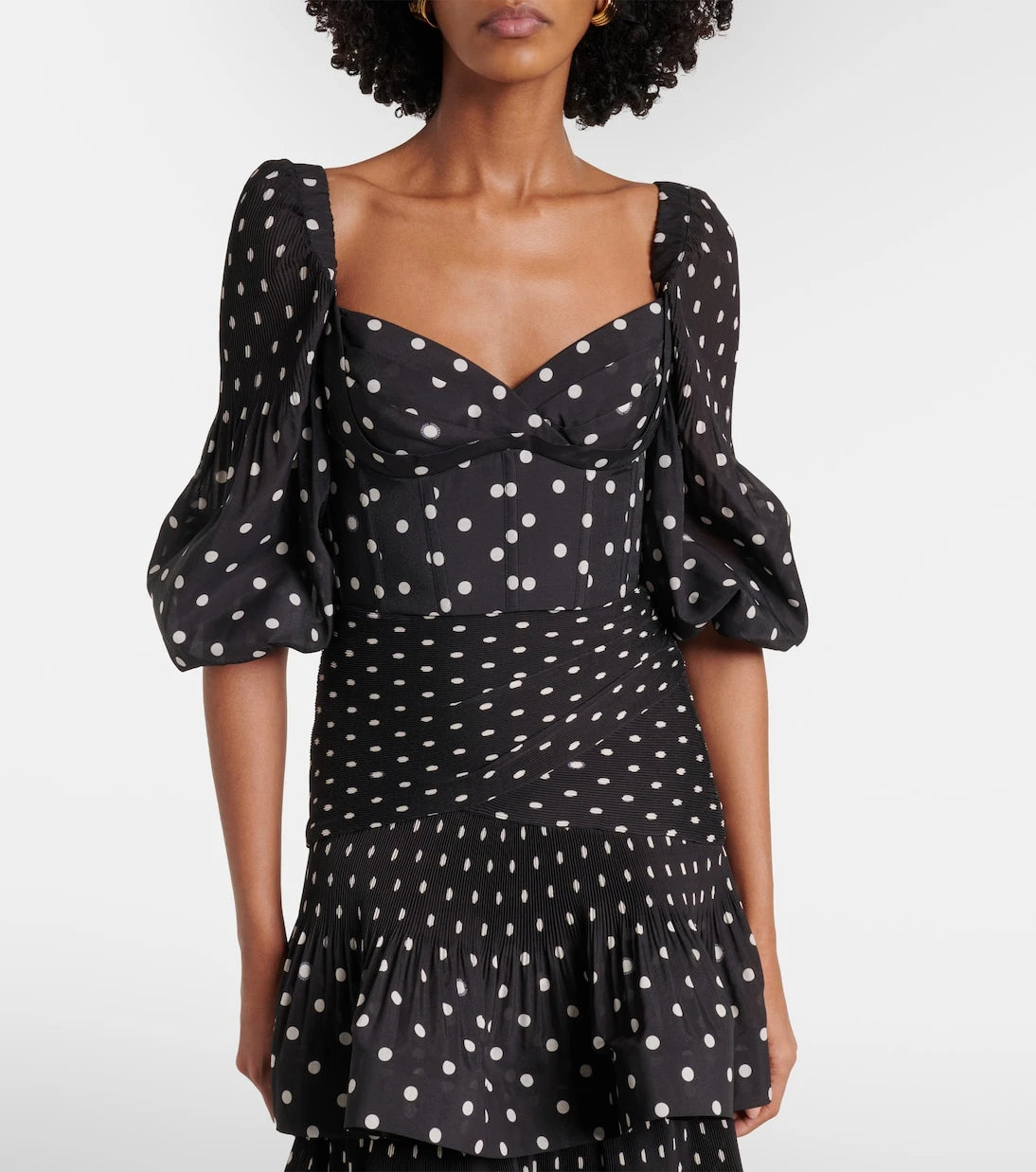Zimmermann - Polka-dot crop top